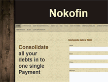 Tablet Screenshot of nokofin.co.za